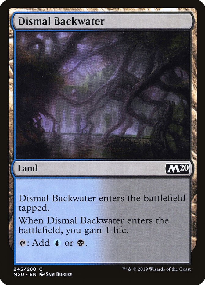 Dismal Backwater [Core Set 2020] MTG Single Magic: The Gathering | Red Claw Gaming