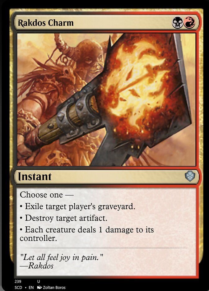 Rakdos Charm [Starter Commander Decks] MTG Single Magic: The Gathering | Red Claw Gaming