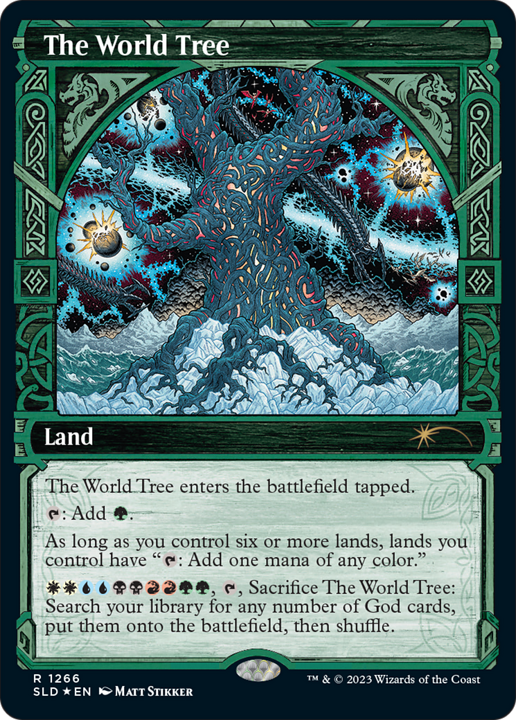 The World Tree (Halo Foil) [Secret Lair Drop Series] MTG Single Magic: The Gathering | Red Claw Gaming