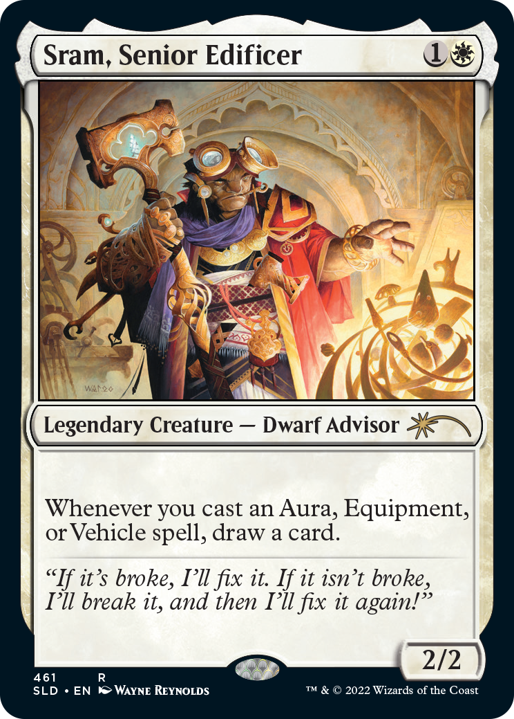Sram, Senior Edificer [Secret Lair Drop Series] MTG Single Magic: The Gathering | Red Claw Gaming