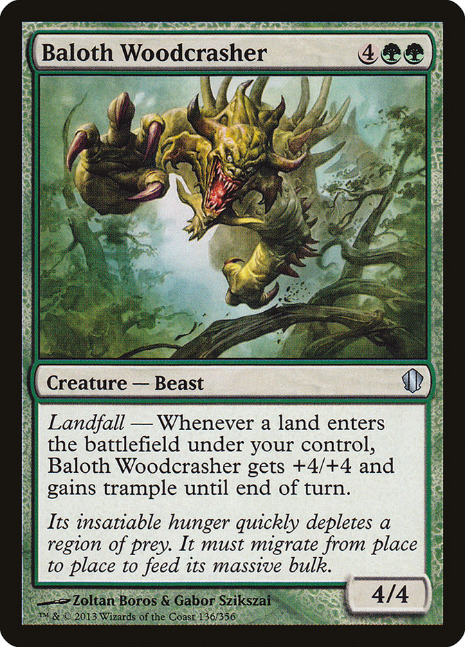Baloth Woodcrasher [Commander 2013] MTG Single Magic: The Gathering | Red Claw Gaming
