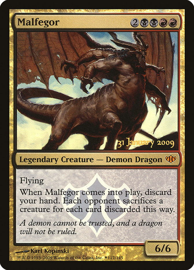 Malfegor [Conflux Promos] MTG Single Magic: The Gathering | Red Claw Gaming