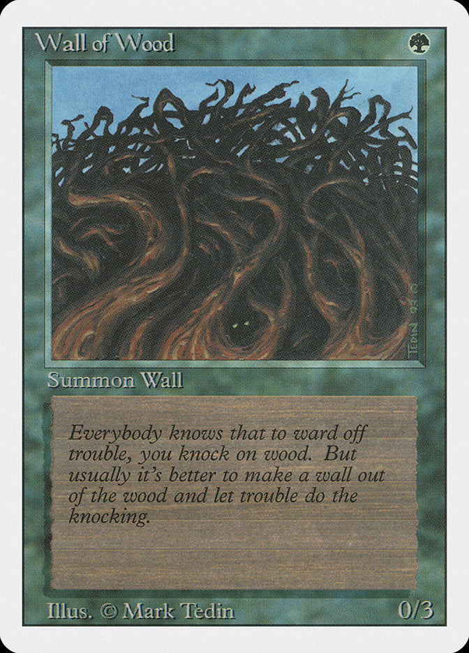 Wall of Wood [Revised Edition] MTG Single Magic: The Gathering | Red Claw Gaming