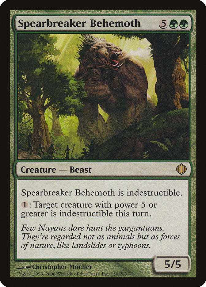 Spearbreaker Behemoth [Shards of Alara] MTG Single Magic: The Gathering | Red Claw Gaming