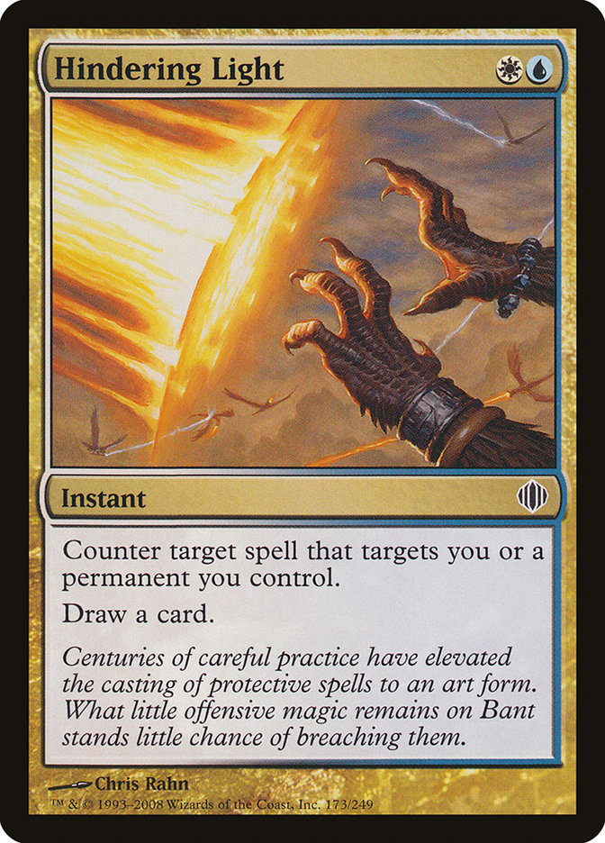 Hindering Light [Shards of Alara] MTG Single Magic: The Gathering | Red Claw Gaming