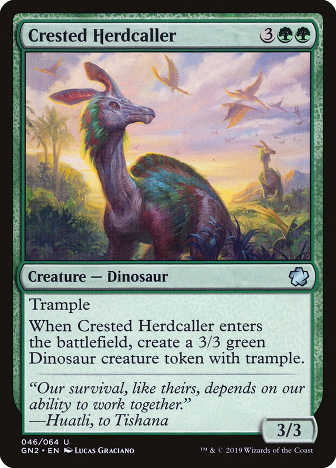 Crested Herdcaller [Game Night 2019] MTG Single Magic: The Gathering | Red Claw Gaming
