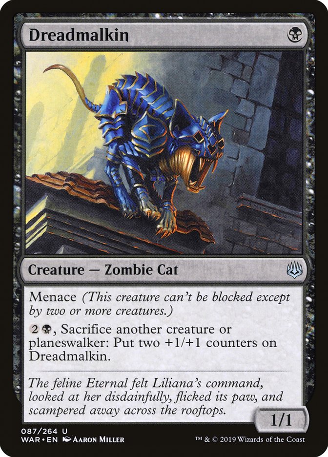 Dreadmalkin [War of the Spark] MTG Single Magic: The Gathering | Red Claw Gaming