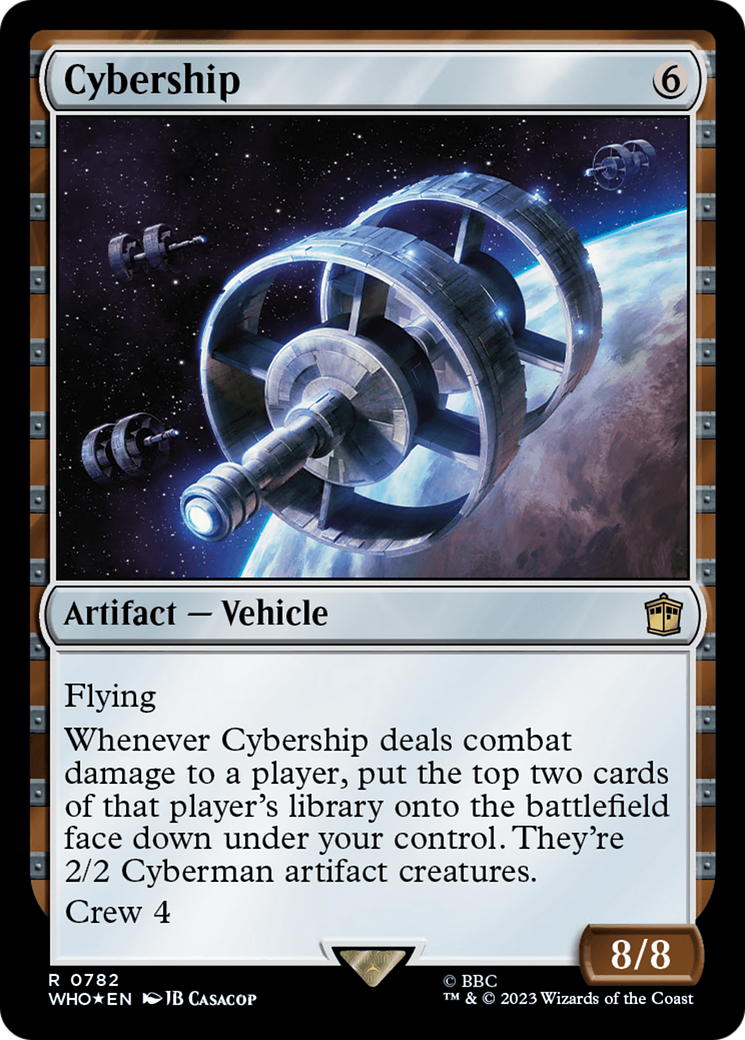 Cybership (Surge Foil) [Doctor Who] MTG Single Magic: The Gathering    | Red Claw Gaming