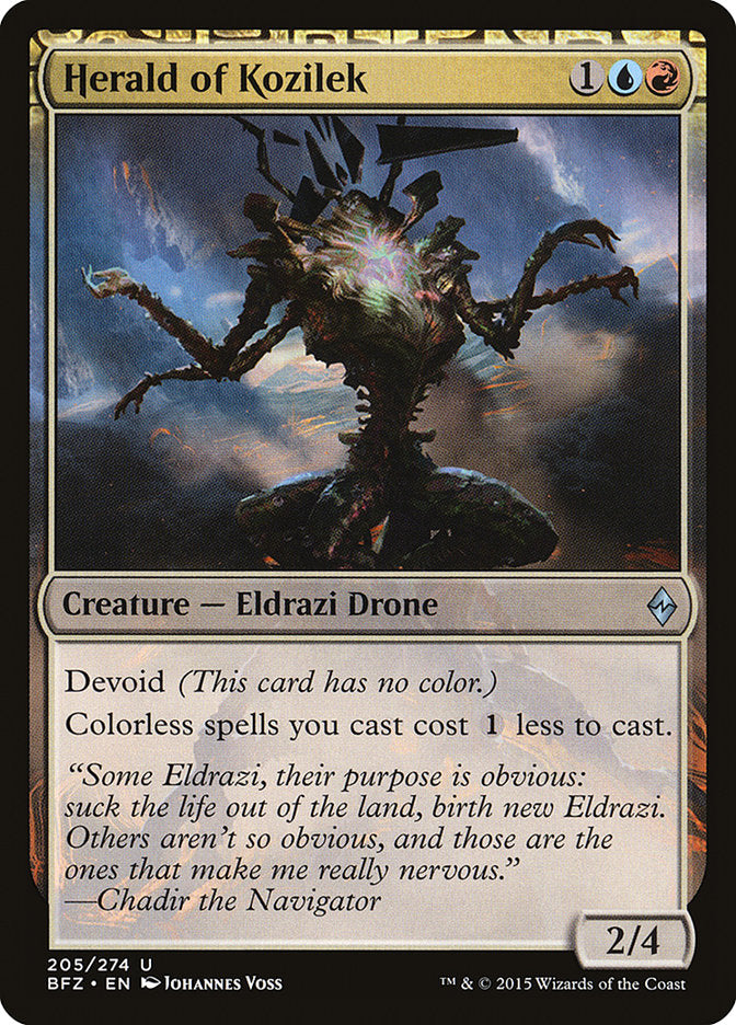 Herald of Kozilek [Battle for Zendikar] MTG Single Magic: The Gathering | Red Claw Gaming