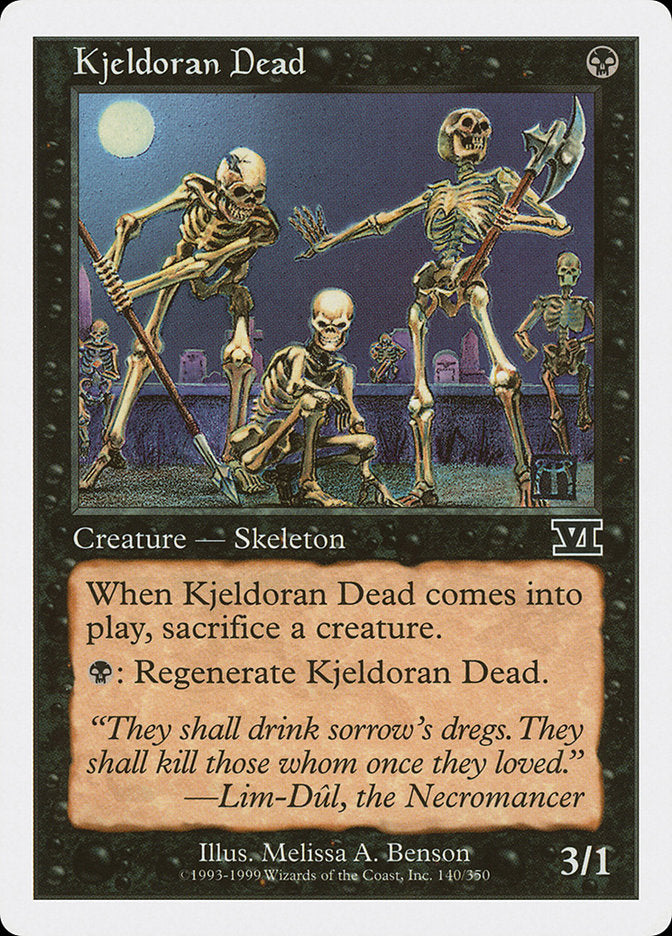 Kjeldoran Dead [Classic Sixth Edition] MTG Single Magic: The Gathering | Red Claw Gaming