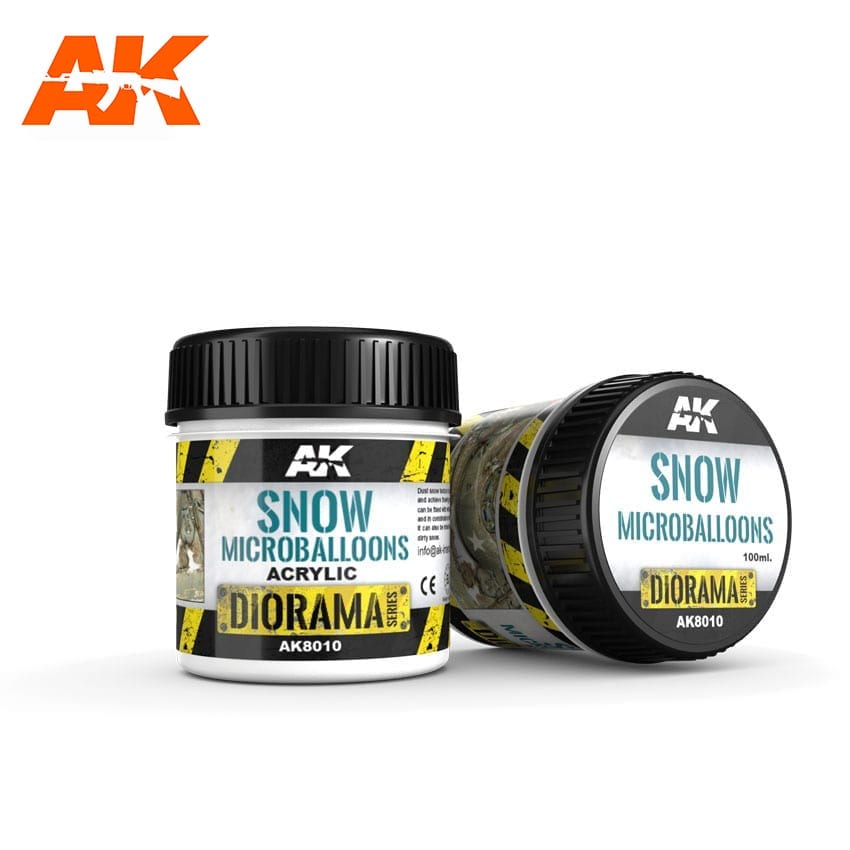 AK Interactive Snow Microballoons Diorama Effects AK INTERACTIVE    | Red Claw Gaming