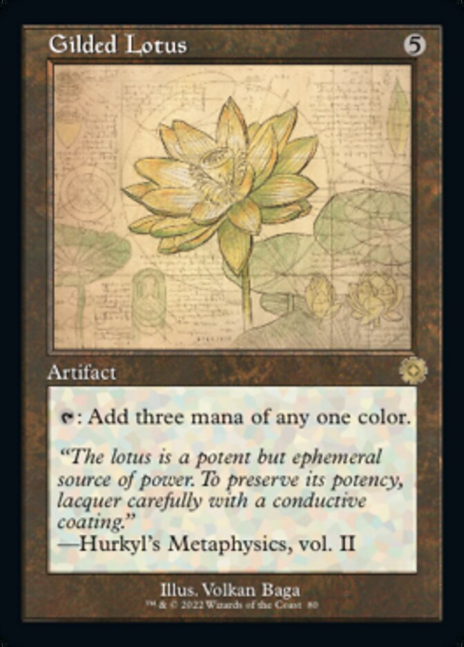 Gilded Lotus (Retro Schematic) [The Brothers' War Retro Artifacts] MTG Single Magic: The Gathering | Red Claw Gaming
