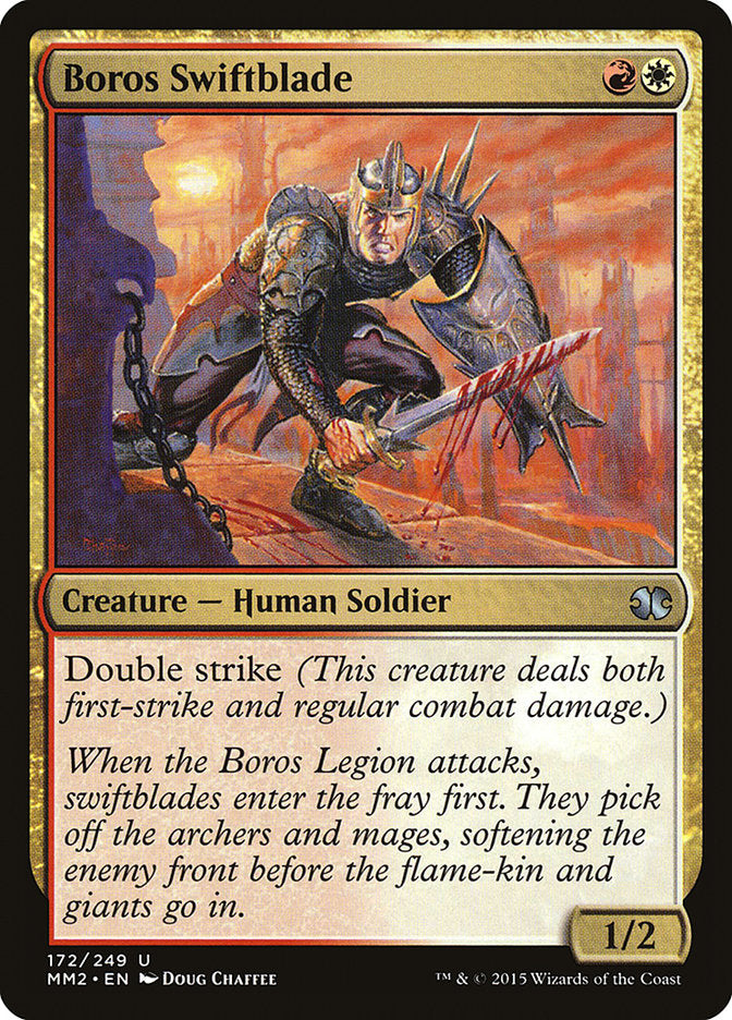 Boros Swiftblade [Modern Masters 2015] MTG Single Magic: The Gathering | Red Claw Gaming