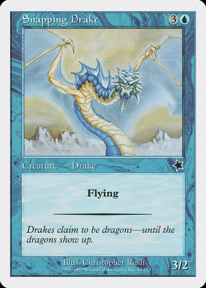 Snapping Drake [Starter 1999] MTG Single Magic: The Gathering | Red Claw Gaming