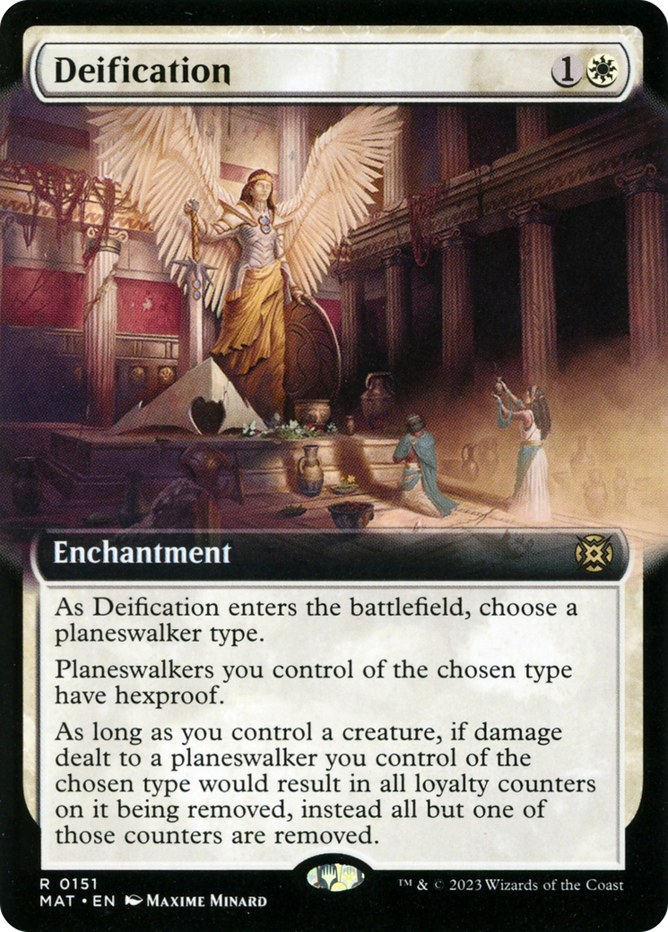 Deification (Extended Art) [March of the Machine: The Aftermath] MTG Single Magic: The Gathering | Red Claw Gaming