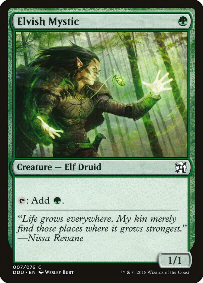 Elvish Mystic [Duel Decks: Elves vs. Inventors] MTG Single Magic: The Gathering | Red Claw Gaming