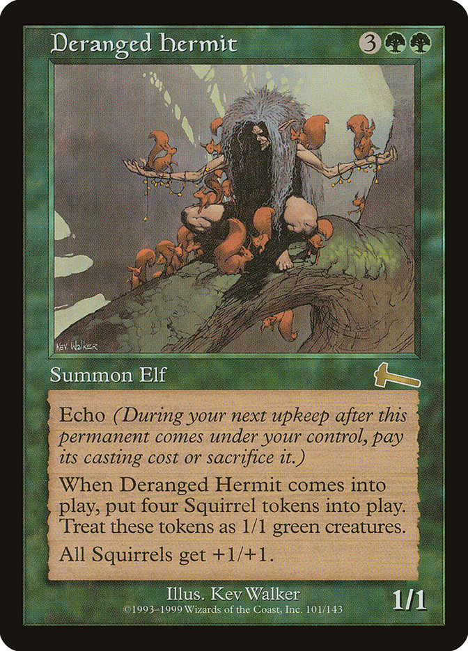 Deranged Hermit [Urza's Legacy] MTG Single Magic: The Gathering | Red Claw Gaming