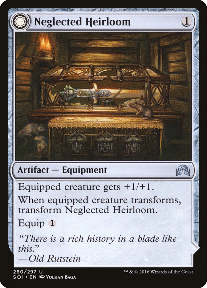 Neglected Heirloom // Ashmouth Blade [Shadows over Innistrad] MTG Single Magic: The Gathering | Red Claw Gaming