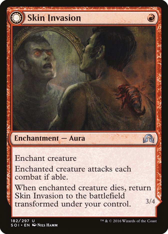 Skin Invasion // Skin Shedder [Shadows over Innistrad] MTG Single Magic: The Gathering | Red Claw Gaming