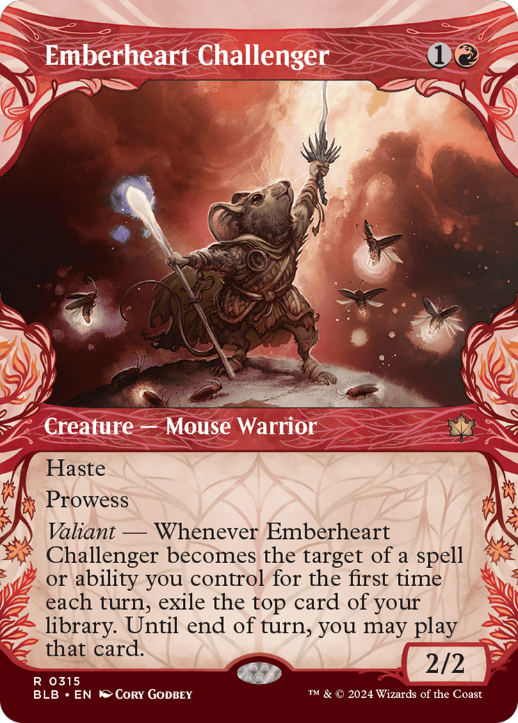 Emberheart Challenger (Showcase) [Bloomburrow] MTG Single Magic: The Gathering | Red Claw Gaming