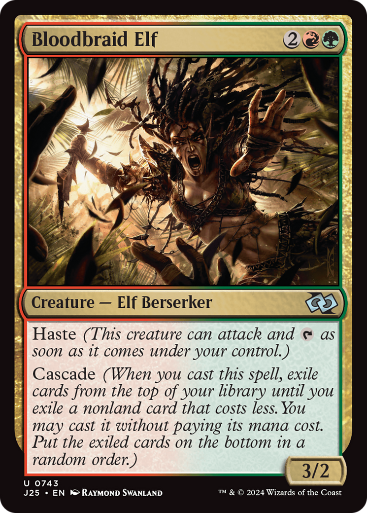 Bloodbraid Elf [Foundations Jumpstart] MTG Single Magic: The Gathering | Red Claw Gaming