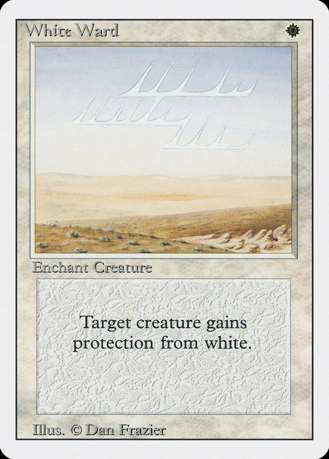 White Ward [Revised Edition] MTG Single Magic: The Gathering | Red Claw Gaming