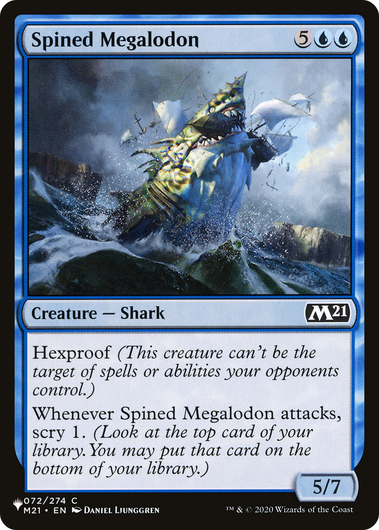 Spined Megalodon [The List] MTG Single Magic: The Gathering | Red Claw Gaming