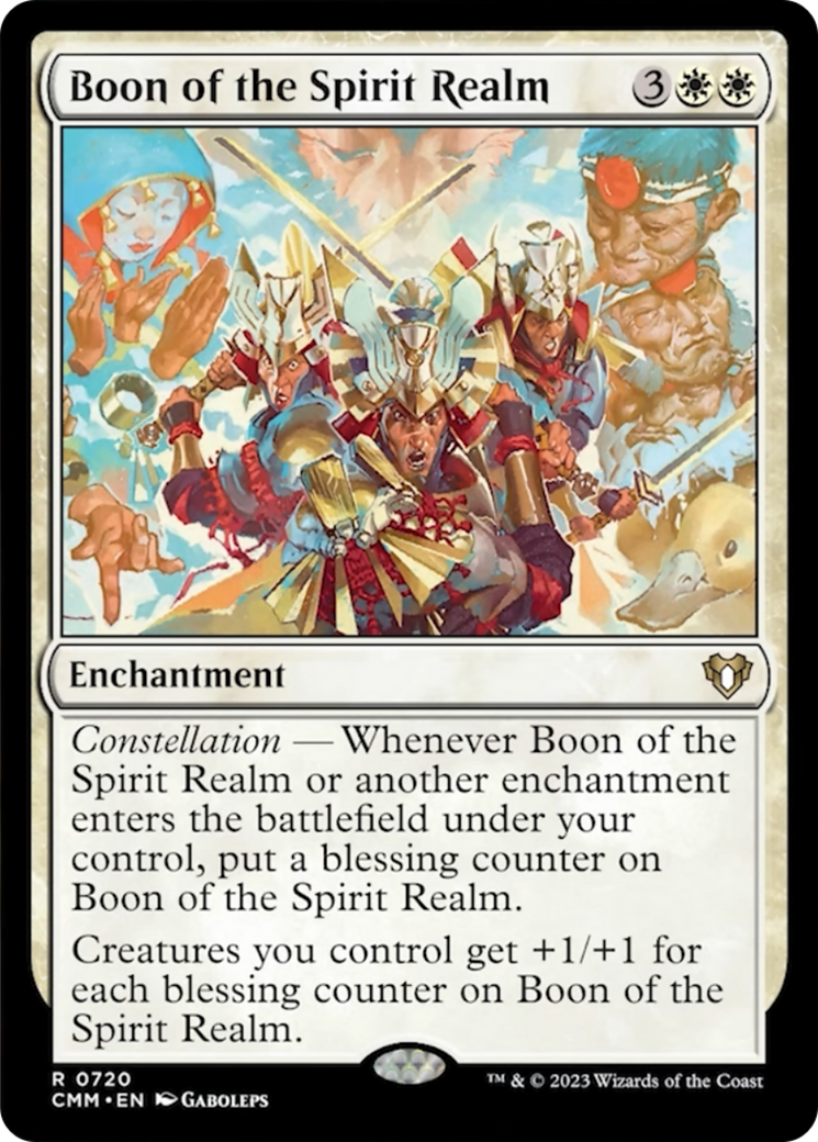 Boon of the Spirit Realm [Commander Masters] MTG Single Magic: The Gathering | Red Claw Gaming