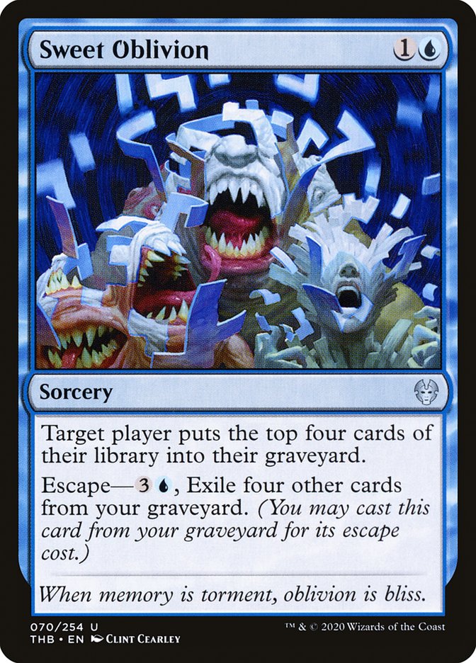 Sweet Oblivion [Theros Beyond Death] MTG Single Magic: The Gathering | Red Claw Gaming