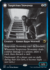Suspicious Stowaway // Seafaring Werewolf [Innistrad: Double Feature] MTG Single Magic: The Gathering | Red Claw Gaming