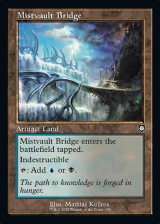 Mistvault Bridge (Retro) [The Brothers' War Commander] MTG Single Magic: The Gathering | Red Claw Gaming