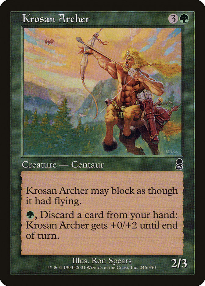Krosan Archer [Odyssey] MTG Single Magic: The Gathering | Red Claw Gaming