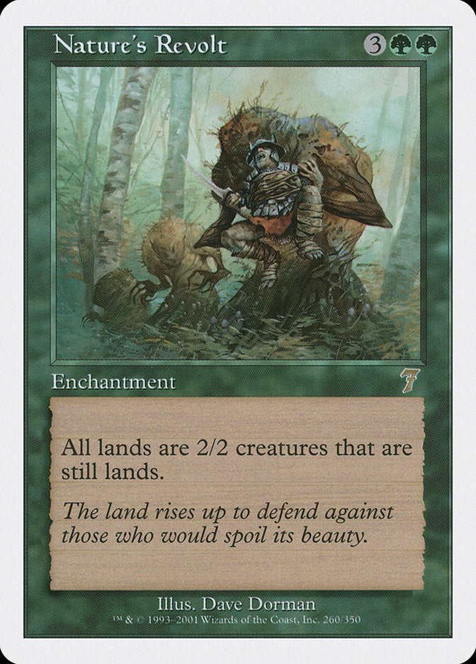 Nature's Revolt [Seventh Edition] MTG Single Magic: The Gathering | Red Claw Gaming