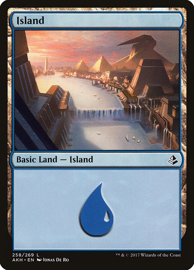 Island (258) [Amonkhet] MTG Single Magic: The Gathering | Red Claw Gaming