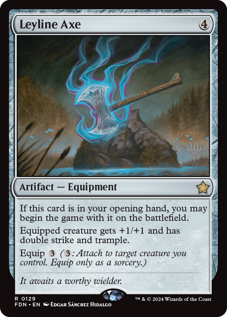 Leyline Axe [Foundations Promos] | Red Claw Gaming