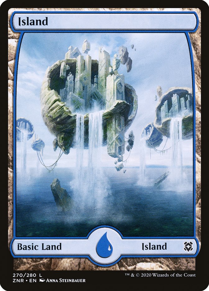 Island (270) [Zendikar Rising] MTG Single Magic: The Gathering | Red Claw Gaming