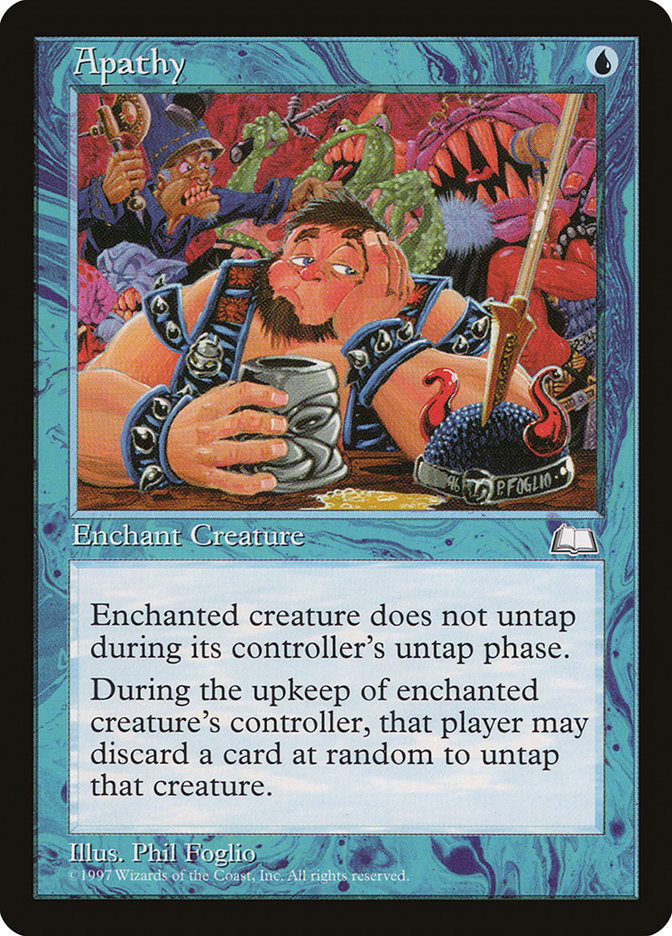 Apathy [Weatherlight] MTG Single Magic: The Gathering | Red Claw Gaming