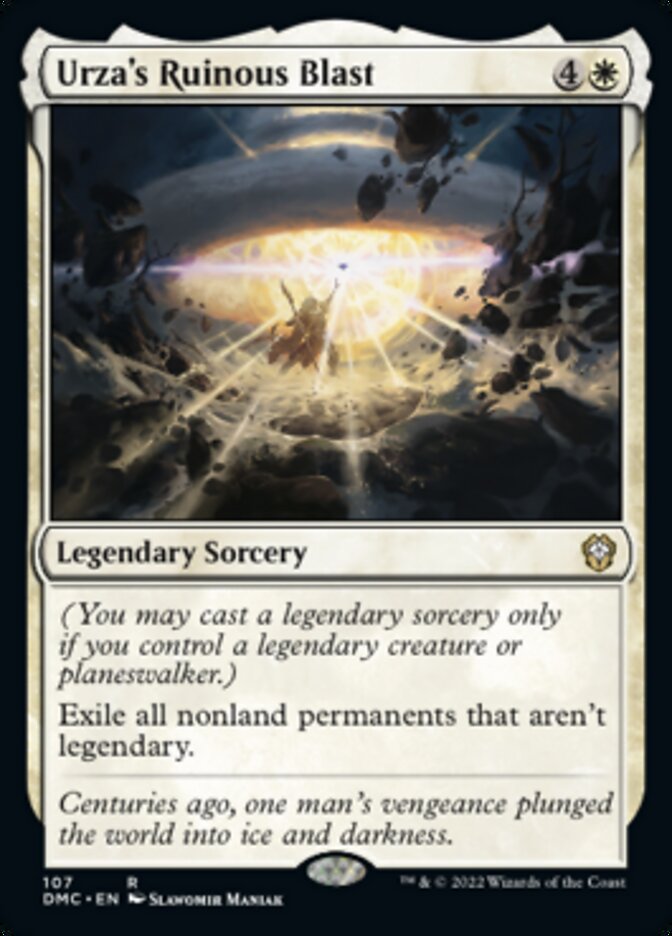 Urza's Ruinous Blast [Dominaria United Commander] MTG Single Magic: The Gathering | Red Claw Gaming