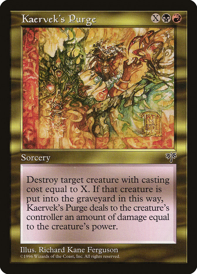 Kaervek's Purge [Mirage] MTG Single Magic: The Gathering | Red Claw Gaming