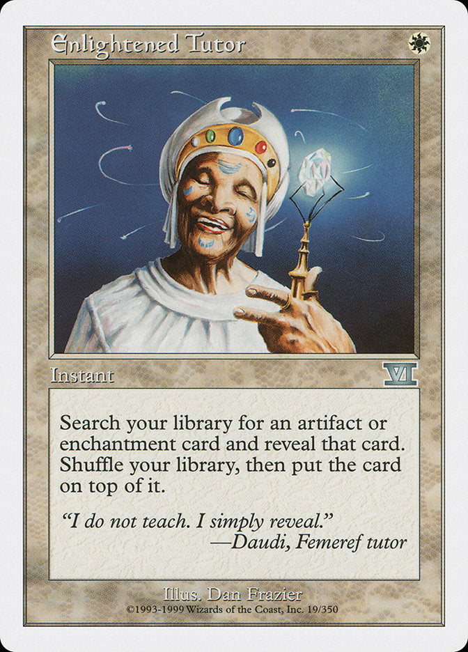 Enlightened Tutor [Classic Sixth Edition] MTG Single Magic: The Gathering | Red Claw Gaming