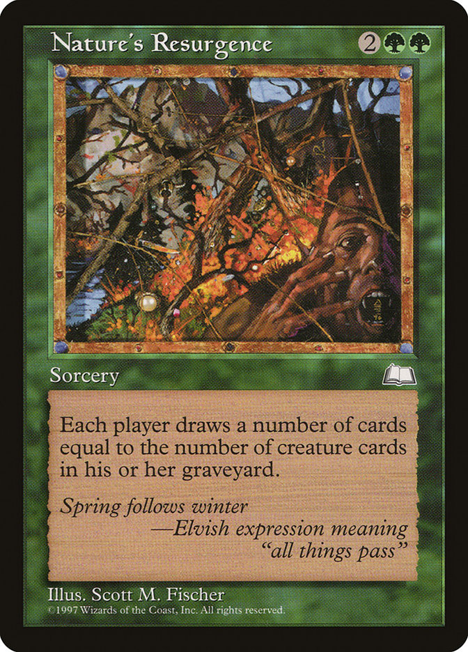 Nature's Resurgence [Weatherlight] MTG Single Magic: The Gathering | Red Claw Gaming