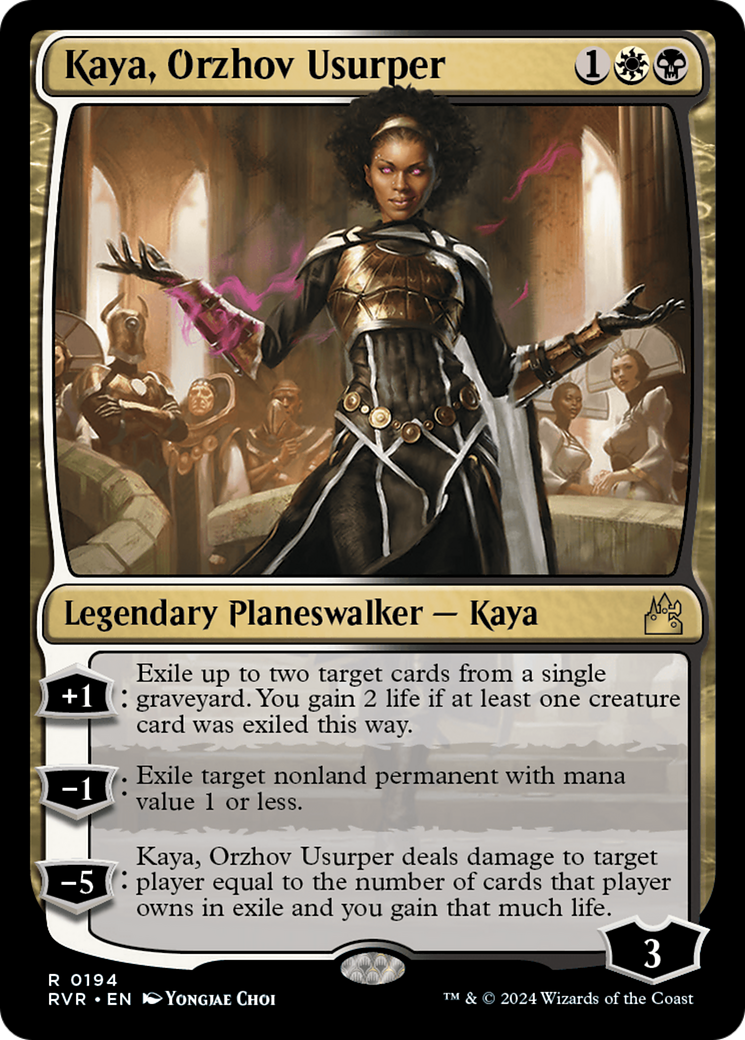 Kaya, Orzhov Usurper [Ravnica Remastered] MTG Single Magic: The Gathering | Red Claw Gaming