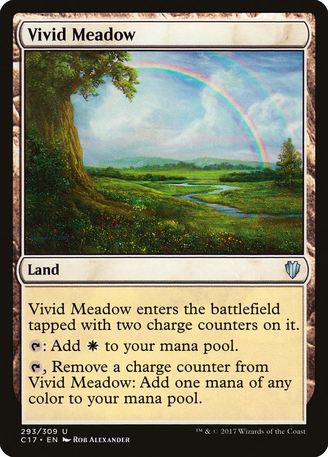 Vivid Meadow [Commander 2017] MTG Single Magic: The Gathering | Red Claw Gaming