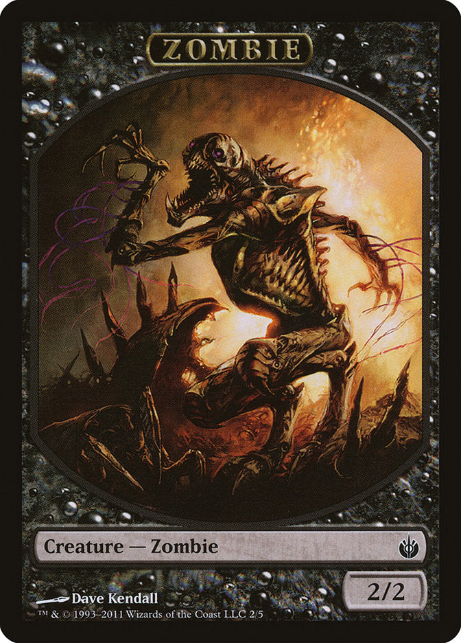 Zombie Token [Mirrodin Besieged Tokens] MTG Single Magic: The Gathering | Red Claw Gaming