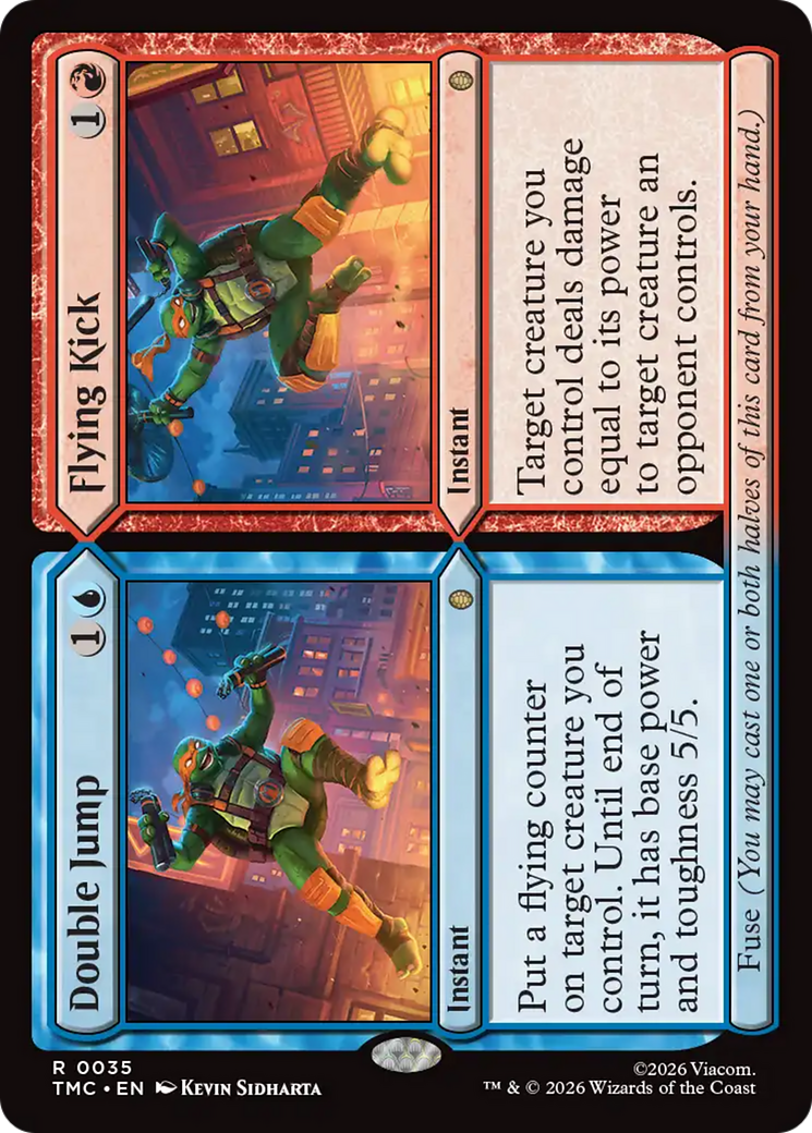 Double Jump // Flying Kick [Teenage Mutant Ninja Turtles Commander] MTG Single Magic: The Gathering | Red Claw Gaming