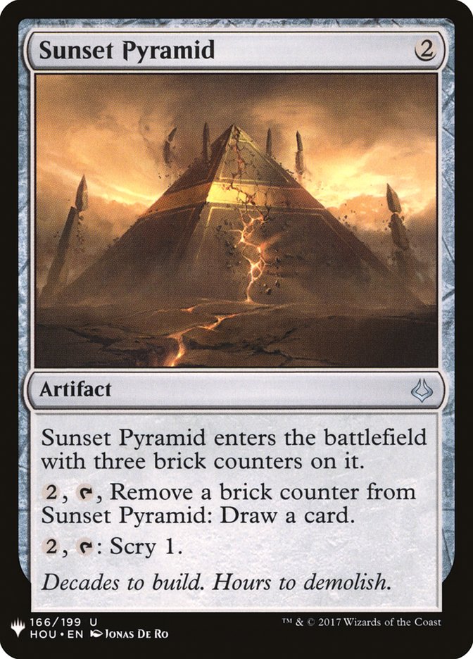 Sunset Pyramid [Mystery Booster] MTG Single Magic: The Gathering | Red Claw Gaming