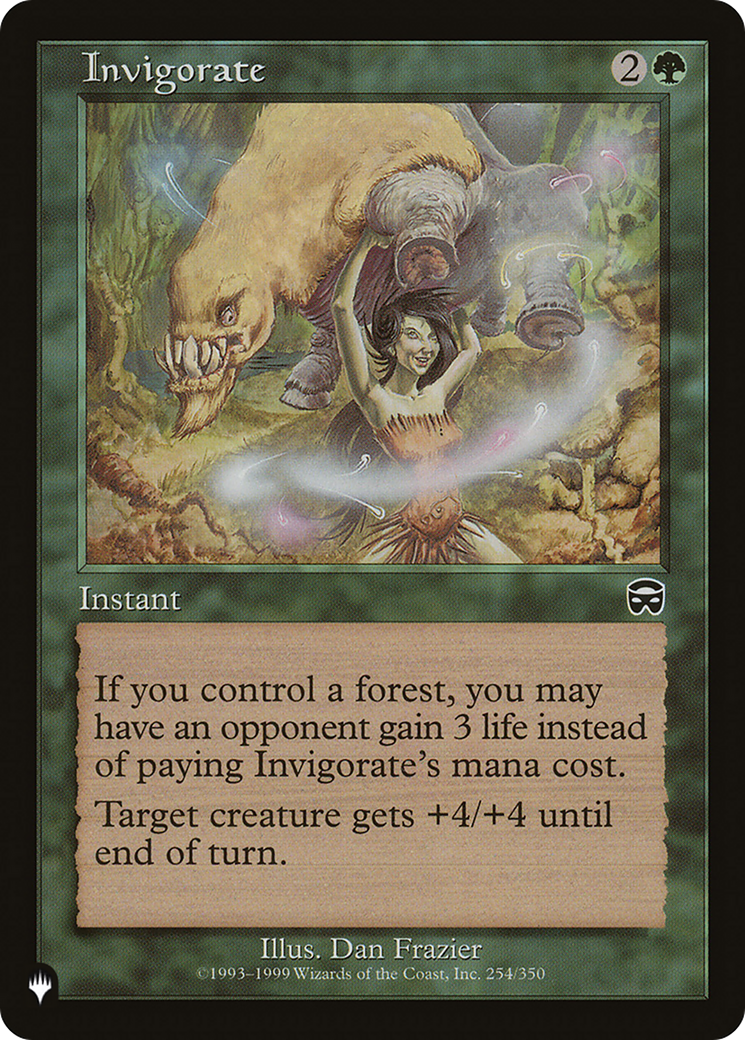 Invigorate (MMQ) [The List] MTG Single Magic: The Gathering | Red Claw Gaming