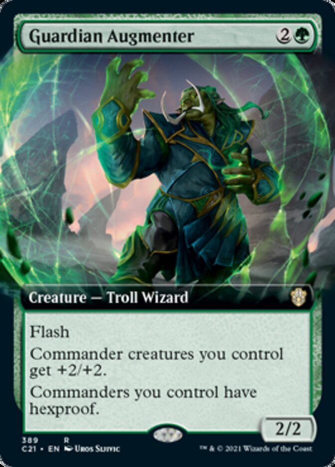 Guardian Augmenter (Extended Art) [Commander 2021] MTG Single Magic: The Gathering | Red Claw Gaming