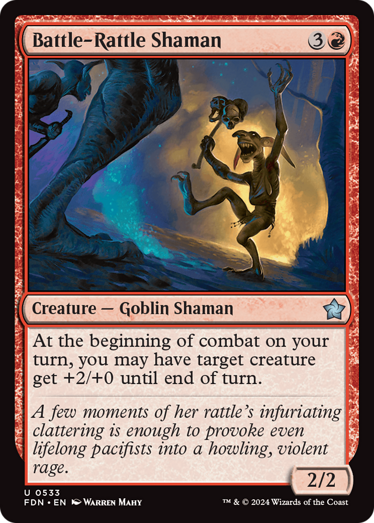 Battle-Rattle Shaman [Foundations] MTG Single Magic: The Gathering | Red Claw Gaming
