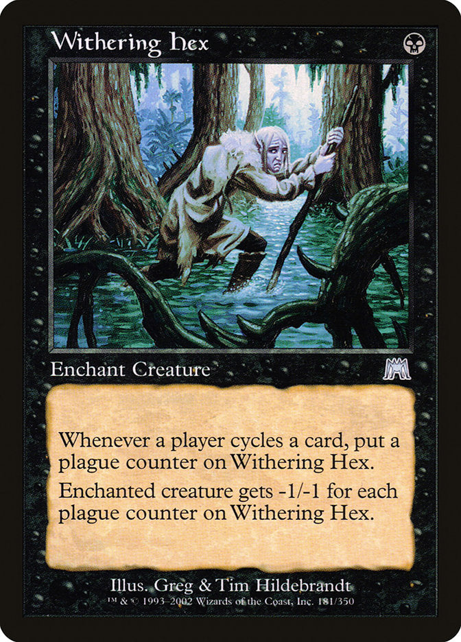 Withering Hex [Onslaught] MTG Single Magic: The Gathering | Red Claw Gaming
